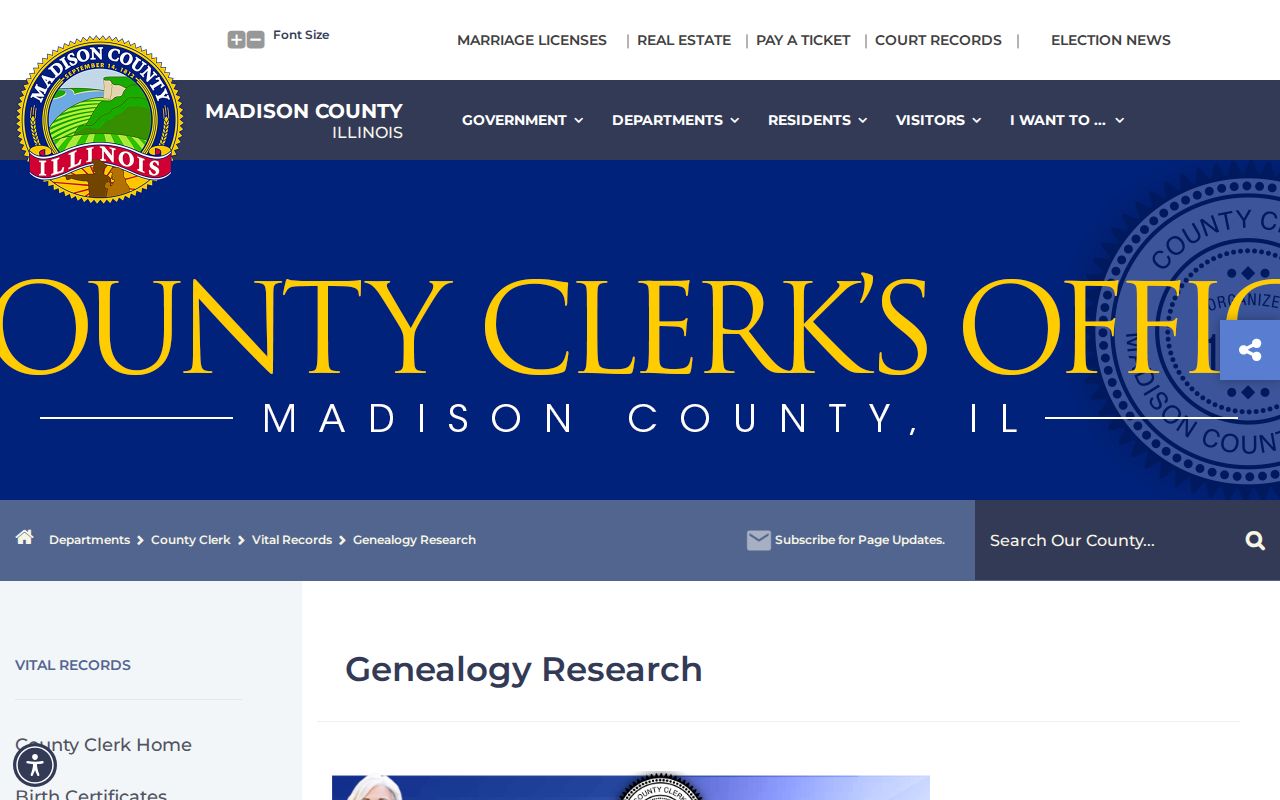 Edwardsville previous residents county genealogy access page